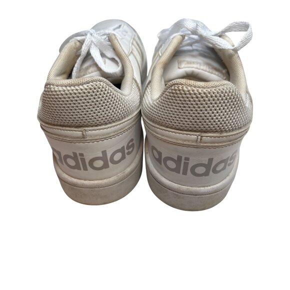 Adidas Mens White Sneakers Size 10.5 EU 44.2 Classic Style Casual Shoes C76 - Picture 4 of 9